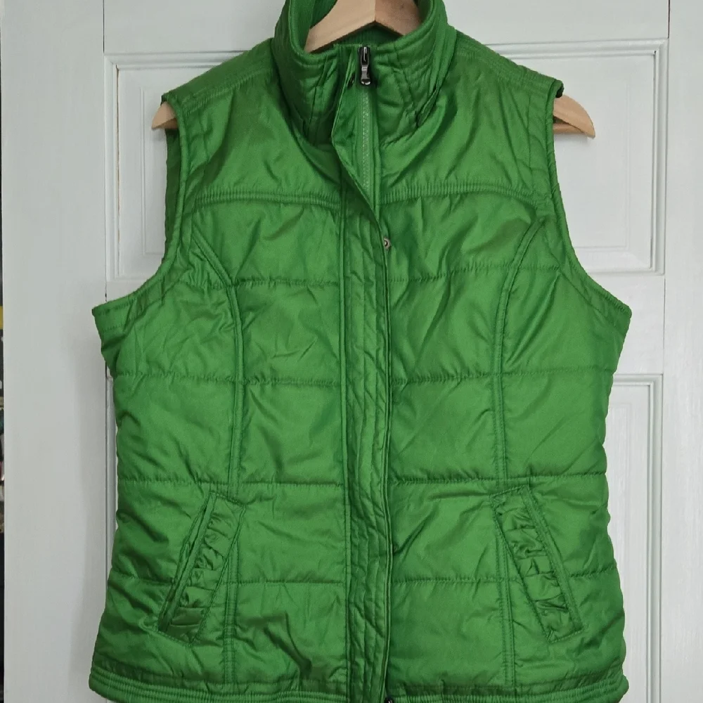 New York & Company Vibrant Green Women's Vest - Picture 1 of 4